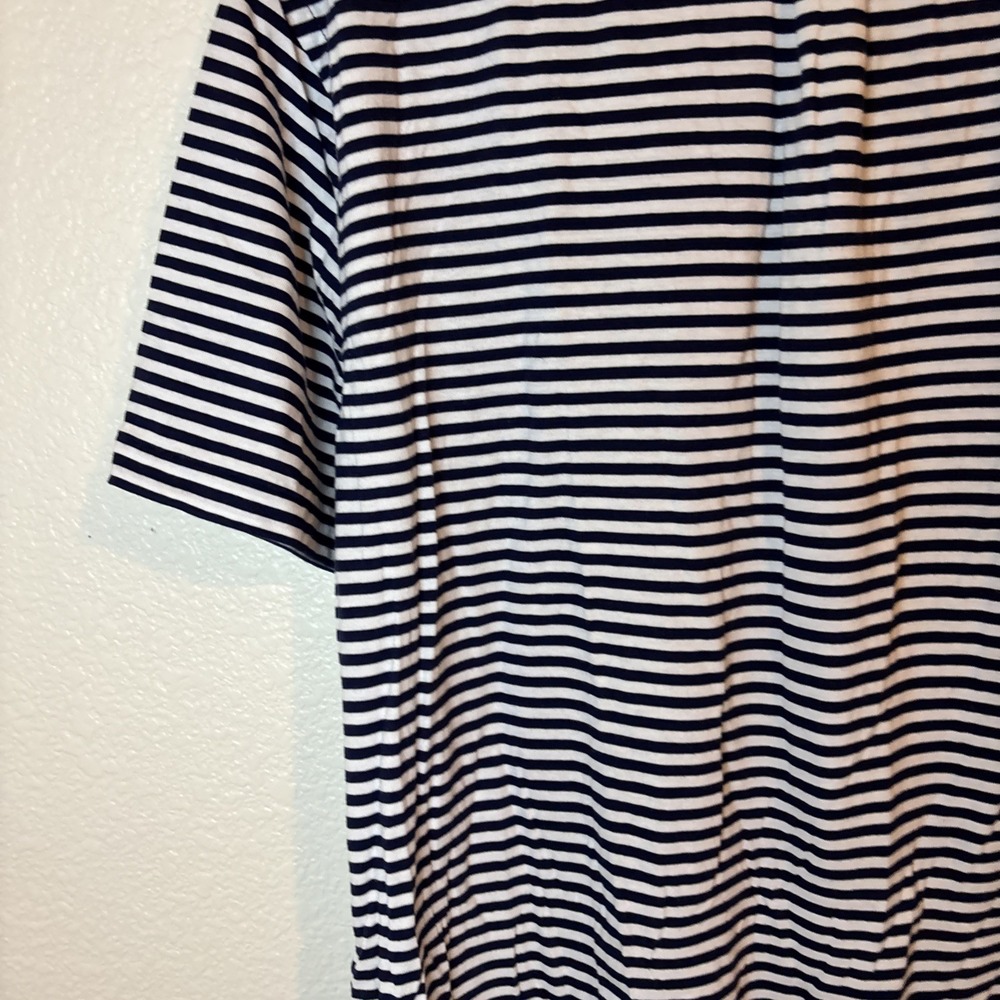 POLO RALPH LAUREN DESIGNER POLO SHIRT Mens XL‎ Striped Blue & white - Picture 16 of 16